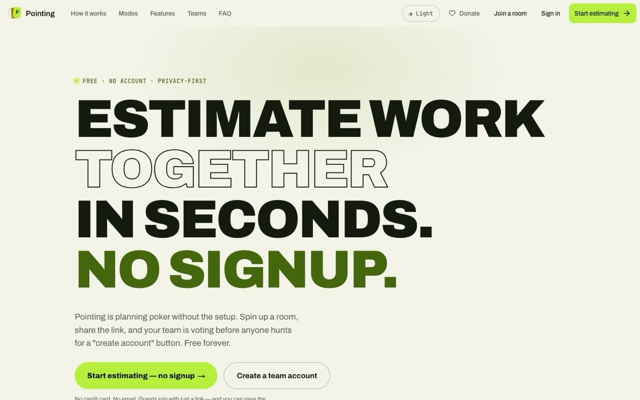 Pointing — pointingtasks.dev