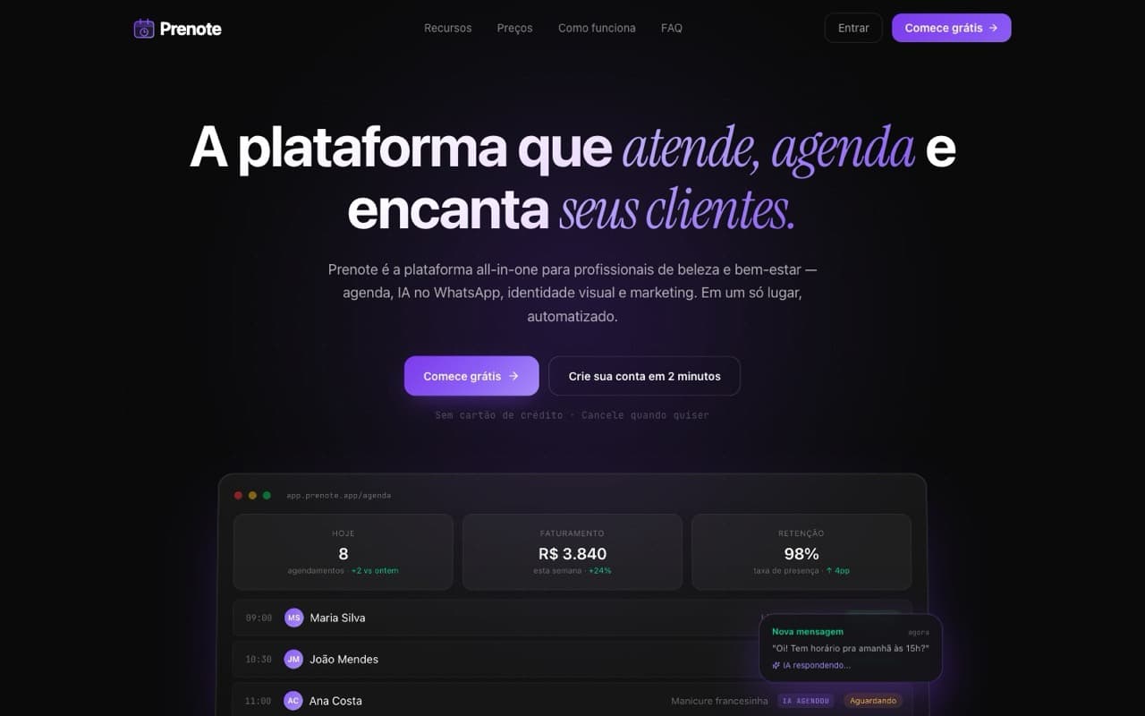 Prenote — prenote.app